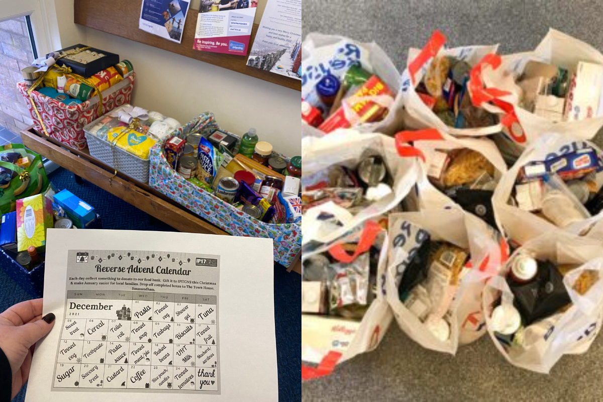 Collecting food for those that need it